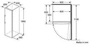 Congelador Siemens GS54NAWCV iQ500, 176 x 70 cm, 327 L, noFrost nunca más volver a descongelar, bigBox espacio para alimentos congelados grandes, varioZone estantes y cajones de cristal flexibles, Blanco