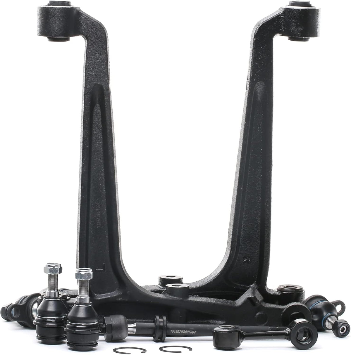 RIDEX Kit de reparación de brazo de suspensión Eje delantero izquierdo Eje delantero derecho inferior superior Juego para VW Transporter T4 Minibús (70B, 70C, 7DB, 7DK, 70J, 70K, 7DC, 7DJ) 772S0206