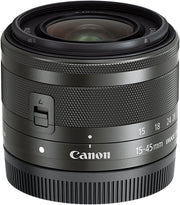 Canon EF-M 15-45 mm f/3.5-6.3 IS STM (certificado reacondicionado), base, negro
