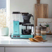 Moccamaster KBG Select, cafetera, cafetera retro, café de filtro, color blanco hueso, 1,25 L