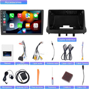 AWESAFE Autorradio Android 13 para Renault Megane 3 Fluence Samsung SM3 2008-2014, pantalla táctil de 9", WiFi, CarPlay y Android Auto, 2GB RAM + 64GB ROM, Bluetooth, GPS, FM/AM, DSP
