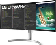 Monitor LG UltraWide™ 35WN75CP-W de 35" - Panel VA con resolución UWQHD (3440x1440), 5 ms GtG, 100 Hz, HDR 10, sRGB 99%, AMD FreeSync, inclinable, ajustable en altura, USB-C (90 W), altavoces