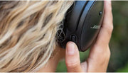 Auriculares inalámbricos Bluetooth con cancelación de ruido QuietComfort 45 con micrófono para llamadas – Negro
