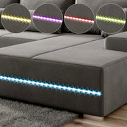 Sofá rinconero Malbun 2025 con iluminación LED