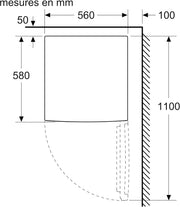 Bosch GTV15NWEB - Congelador bajo encimera de libre instalación - Serie 2 - 83 L - 3 cajones de congelación - 85 x 56 cm - Blanco