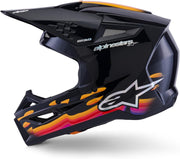 Casco de motocross Alpinestars S-M3 Force, negro, XL (61/62)