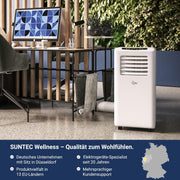 SUNTEC Aire acondicionado portátil Impuls 2.6 Eco R290 – Aire acondicionado móvil y silencioso con tubo de escape – Enfriador y deshumidificador para habitaciones de hasta 34 m² – Refrigeración móvil para hogar y oficina – 9.000 BTU | 2600 vatios
