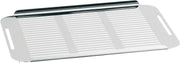 WMF Vitalis Aroma Vaporera, rustidera de inducción, 41x27x10 cm, fuente para horno de 6,5 l, pinzas de servir, tapa de cristal con borde de silicona, termómetro, rejilla de cocción, olla de cocción lenta de acero inoxidable Cromargan sin revestimiento