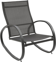 Hespéride - Sillón Mecedora Nevada Grafito