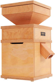 Molino de grano eléctrico hawos Queen 1 de madera de haya multiplex con 360 W de potencia de la empresa hawos Kornmühlen GmbH