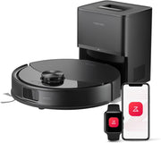 Roborock Q10 S5+ Robot Aspirador y Fregasuelos con Estación, Succión de 10000 Pa, Vaciado Automático, Doble Sistema Antienredos, Sistema VibraRise 2.0, Navegación y Mapeo, Evitación de Obstáculos, APP