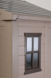 KETER Cobertizo de jardín FACTOR 88 - 6,3m2 257 x 255 x 243 cm beige y marrón K209875