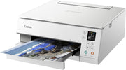 Impresora multifunción de inyección de tinta a color Canon PIXMA TS6350a DIN A4 (impresora fotográfica, escáner, copiadora, OLED, 4.800x1.200 ppp, USB, WLAN, 5 tintas independientes, impresión a doble cara, 2 bandejas de papel), negro