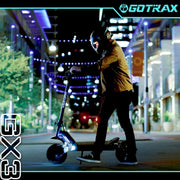 Patinete Eléctrico Todoterreno Gotrax GX3 2026 – Doble Motor Potente, Velocidad Máxima 64 km/h, Neumáticos Todoterreno