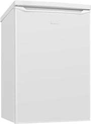 Refrigerador con congelador pequeño Bomann® | Refrigerador con 2 estantes | silencioso | con congelador de 4 estrellas | refrigerador pequeño con compartimento para frutas y verduras | bisagra de puerta reversible | KS 7251 blanco