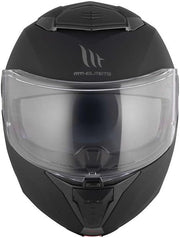 CASCO MODULAR MT HELMETS MT ATOM 2 SV DOBLE VISOR LISO NEGRO MATE M (ECE 22.06)