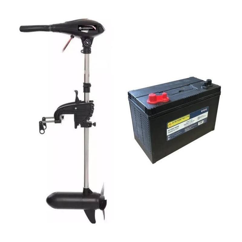 Pack motor eléctrico 65LBS + Batería de descarga lenta 75Ah