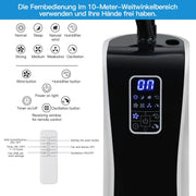 Ventilador de pie Sonnewelt con refrigeración por agua y nebulizador ultrasónico