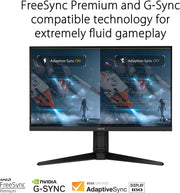 ASUS TUF Gaming VG279QL3A – Monitor Gaming eSports de 27" Full HD (1920x1080, 180Hz, Fast IPS, ELMB, 1ms GTG, FreeSync Premium, compatible con G-Sync, 99% sRGB, ajuste de altura)