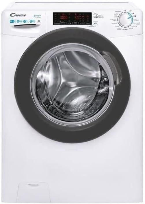 CANDY Lavadora secadora de carga frontal CSWS496TWMRE-47
