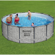 Piscina elevada redonda Bestway Steel Pro MAX con bomba y cobertor
