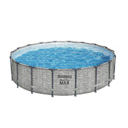 Piscina elevada redonda Bestway Steel Pro MAX con bomba y cobertor