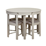 Juego de comedor redondo compacto de 5 piezas Harrisburg Tobey