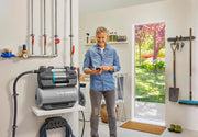 Sistema de abastecimiento de agua doméstico 6300 SilentComfort 6300 l/h, depósito de agua de 25 l, control por Bluetooth, filtro integrado
