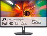 Monitor Dell S2721NX de 27" Full HD (1920x1080), 75Hz, IPS, 4ms, AMD FreeSync, bordes ultra delgados, 2x HDMI, garantía de 3 años, negro