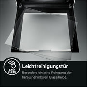 Horno empotrable AEG – Serie 5 Aire caliente circular: resultados de cocción uniformes en 3 niveles – Autolimpieza por pirólisis – 25 programas automáticos – Pantalla táctil LED – Calentamiento rápido – Negro – BPE53516AB