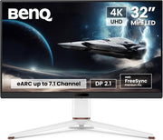 Monitor Gaming BenQ MOBIUZ EX321UX de 32 pulgadas, Mini LED, 1152 zonas, 4K, eARC, 144Hz, 1ms, DP2.1, USB-C, HDMI 2.1, 99% P3 y Adobe RGB, DisplayHDR 1000, Freesync Premium Pro, KVM, Pixsoul Engine, mando a distancia
