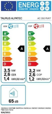 Acondicionador de aire móvil Conforama Taurus, monobloque, reversible, 3500 W, 3 velocidades, para una superficie de 35 m²