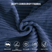 Sofá cama convertible 5 en 1: diván de suelo de pana de 78.8" con brazos, respaldo y cojines ajustables