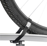 Green Valley 160668 Portabicicletas de plataforma para bola de remolque, inclinable – 3 bicicletas clásicas (máx. 2 eléctricas VAE) – Plegable, inclinable y seguro – 60 kg