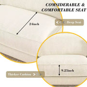 Sofá seccional modular extra grande Dyonery 158, tela de CHENILLE con asiento profundo, montaje sin herramientas