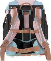 LÄSSIG Set de mochila escolar de 7 piezas para niños/School Set Boxy Unique Negro