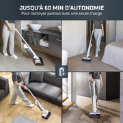 Rowenta X-Clean 10 y Clean it, Aspiradora friegasuelos inalámbrica y limpiadora de alfombras, perfecta para manchas difíciles y pelos, suelos duros, moquetas y alfombras GZ7540WO + IN5010F0