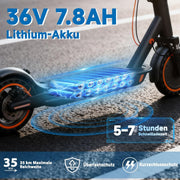 Patinete eléctrico TODIMART serie T con homologación para carretera, autonomía de 30-35 km
