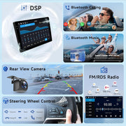 Autorradio Android Hodozzy 4G+128G para Audi A3 2003-2013/S3 8P 2006-2012/RS3 2011-2012 con Carplay inalámbrico y Android Auto, pantalla táctil Incell de 9 pulgadas, radio, GPS, Bluetooth, DSP, WiFi, RDS, cámara