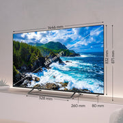 Televisor MEDION de 163,9 cm (65 pulgadas) (Smart TV, Dolby Vision HDR, HBO Max, MagentaTV, Prime Video, Disney+, DAZN, Paramount+, Dolby Atmos, tienda VIDAA, PVR, Bluetooth, MD 865302)