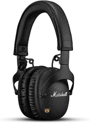 Auriculares inalámbricos Bluetooth Marshall Monitor II con cancelación activa de ruido híbrida, tipo diadema, 30 horas – Negro