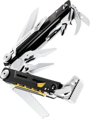 Leatherman Signal Multiherramienta - 19 Herramientas para Camping y Supervivencia - Acero