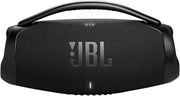 JBL Boombox 3 Wifi – Altavoz inalámbrico con Bluetooth y Wifi – Compatible con la aplicación JBL One – 24 horas de tiempo de reproducción – Resistente al agua y al polvo – Batería integrada – Negro