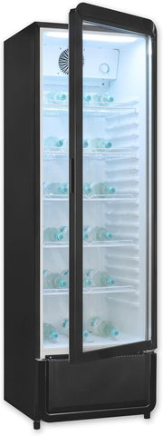 Exquisit Frigorífico para bebidas 280 l con puerta de cristal - Frigorífico para hostelería