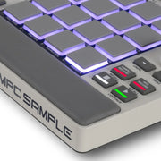 Muestreador MPC, sampler, secuenciador, procesador de efectos MPCSAMPLE con batería, USB-C, altavoz, micrófono y 16 pads