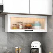 Alacenas de pared para cocina, de madera blanca