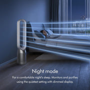 Dyson – Purificador de aire inteligente y ventilador Purifier Cool, blanco/plateado - TP07