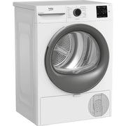 Secadora con bomba de calor BM3T38210W1 de 8 kg de carga frontal con 15 programas, secado higiénico, refresco higiénico, color blanco