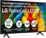 LG 65UA73006LA - TV 65", UHD 4K, WebOS 25, IA definitiva, HDR10 Pro, Superescalado, Dolby Digital Plus, Google Assistant, Negro