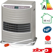 ZIBRO LC-300, Estufa electrónica portátil, excelencia japonesa, calienta hasta 48 metros cuadrados, sin necesidad de instalación, potencia 3000 W